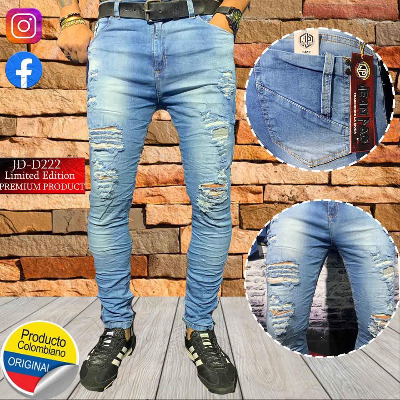 Pantalones colombianos para hombre store